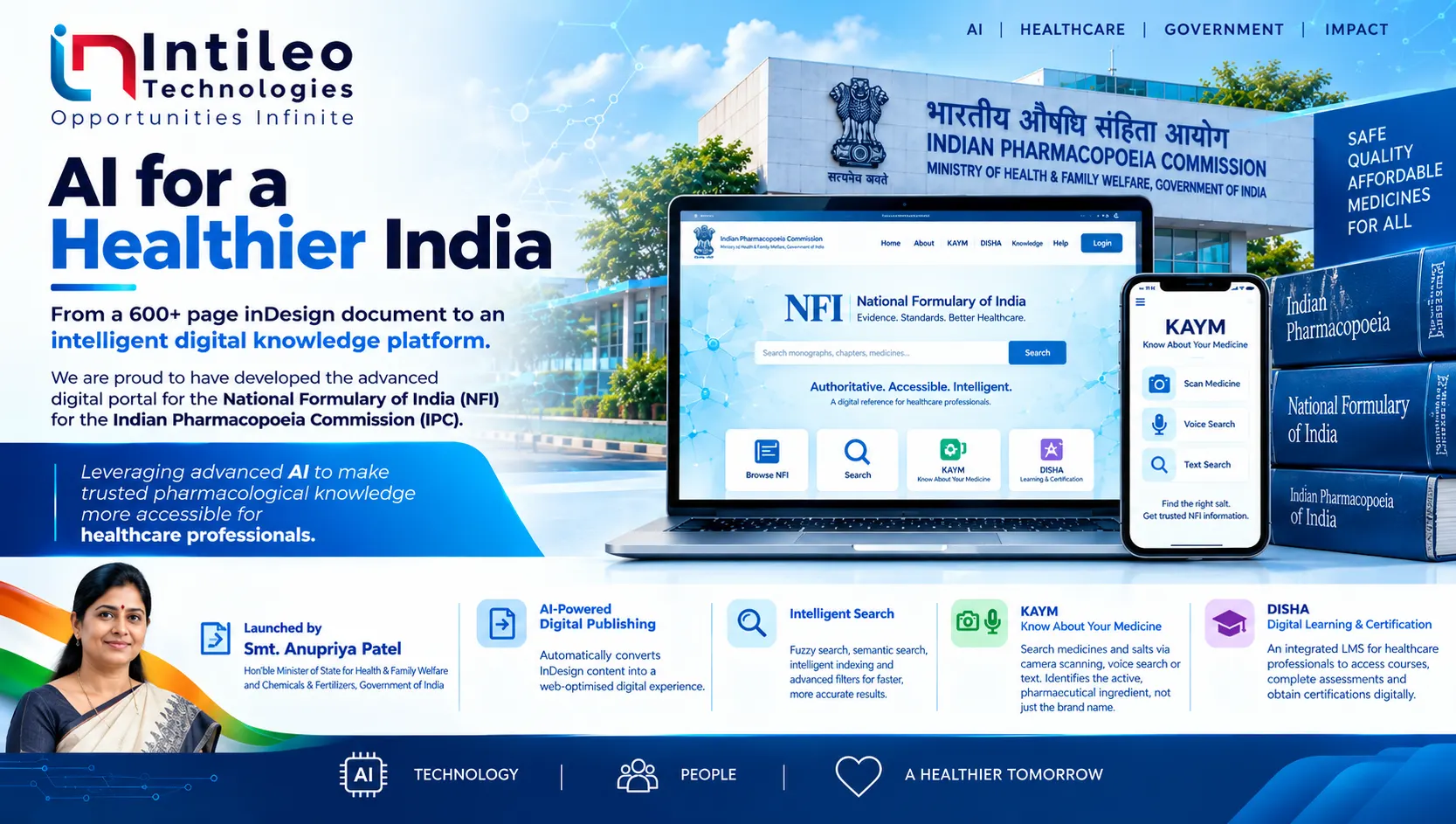 Case Studies AI-Powered National Formulary India NFI Portal